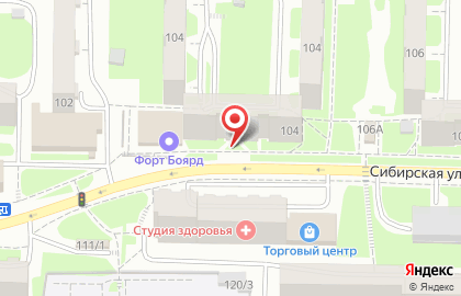 Аптека Лека на Сибирской улице на карте