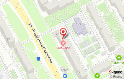 Центр ювелирных распродаж Золото Дисконт на улице Академика Сахарова на карте