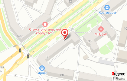 Магазин медицинской одежды Доктор на карте