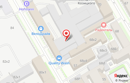 Курьер Бизнес Экспресс Санкт-Петербург на карте
