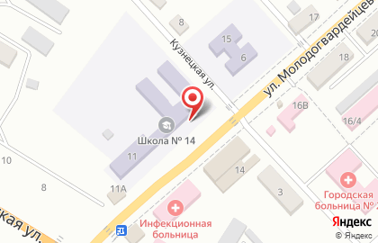 Школа №14 в Ростове-на-Дону на карте