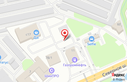 Супермаркет Да! на Северном шоссе в Раменском на карте