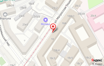 Следственный изолятор №1 ФСИН России на улице Матросская Тишина на карте