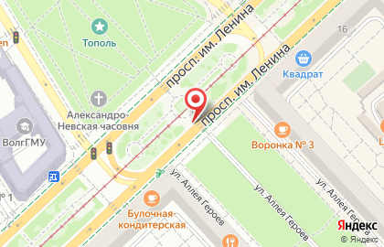 Клиника семейной медицины в Советском районе на карте
