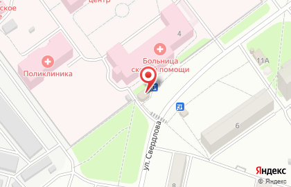 Магазин вкусной еды на карте