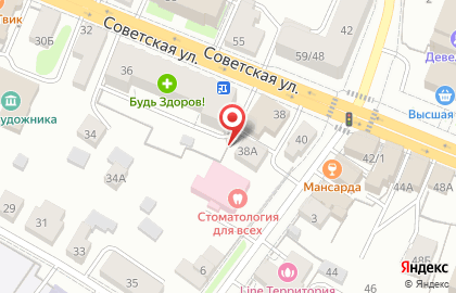 Новостройки, ООО Автотехстрой на Советской улице на карте