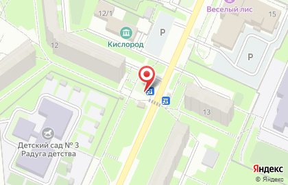 Киоск по продаже кондитерских изделий в Калининском районе на карте