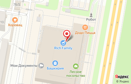 Гипермаркет детских товаров Rich Family в Октябрьском районе на карте