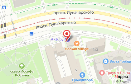 Продуктовый магазин в Санкт-Петербурге на карте