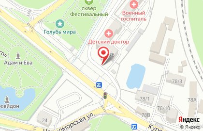 Продовольственный магазин на Курортном проспекте на карте