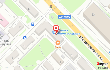 Торгово-производственная компания Адамас на Магистралиной улице на карте