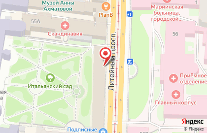 Банк Интеза в Санкт-Петербурге на карте