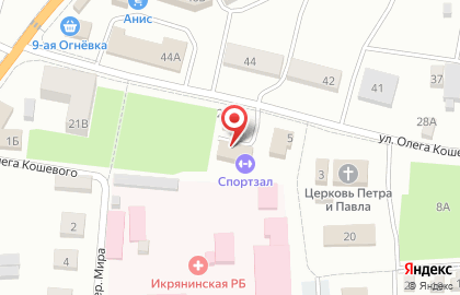 Тренажерный зал Tiger gym на карте