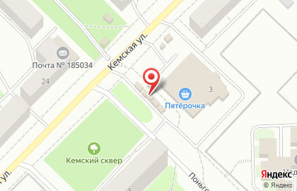 Киоск по продаже фастфудной продукции Гриль Мастер на Кемской улице на карте