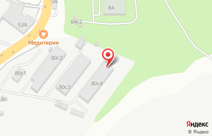Магазин автозапчастей Форсаж в Первореченском районе на карте