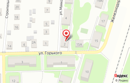Магазин продуктов ЭКОмаркет на улице Маяковского на карте