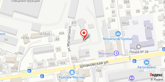 Центр кузовного ремонта и детейлинга Доктор-Жесть на карте