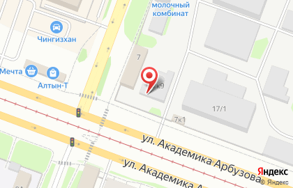 ОАО Банкомат, Сбербанк России на улице Академика Арбузова на карте