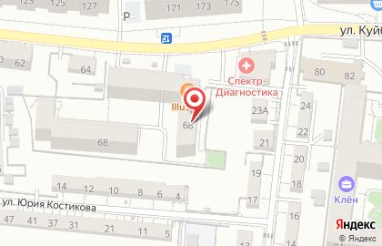 Магазин у дома Кант маркет в Ленинградском районе на карте