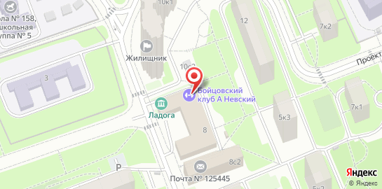 Бойцовский клуб Александр Невский на карте