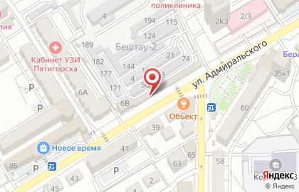 Магазин Домашние куры с Дубровки в Пятигорске на карте