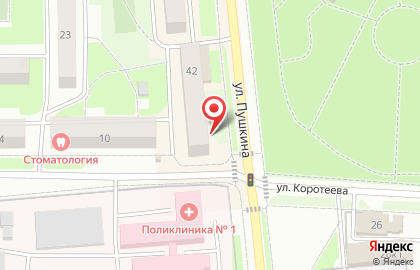 Аптека Пульс на улице Пушкина на карте