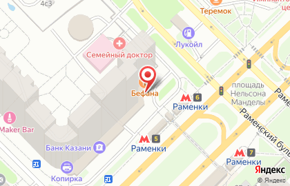 Банкомат ВТБ на Мичуринском проспекте, 34 на карте