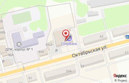 ТЦ Донской на Октябрьской улице на карте