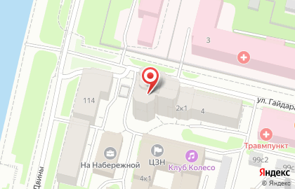 Центр доктора Бубновского на улице Гайдара на карте