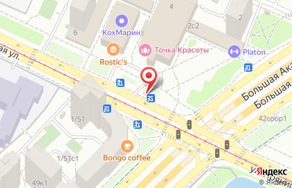 Киоск по продаже печатной продукции, район Коптево на Михалковской улице на карте