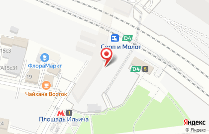 Магазин красной икры Сахалин рыба на площади Рогожской Заставы на карте