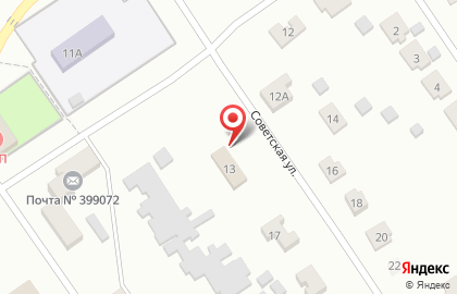 Строительно-хозяйственный магазин на Советской улице на карте