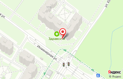 Булочная-кондитерская Псковский хлебокомбинат на Инженерной улице на карте