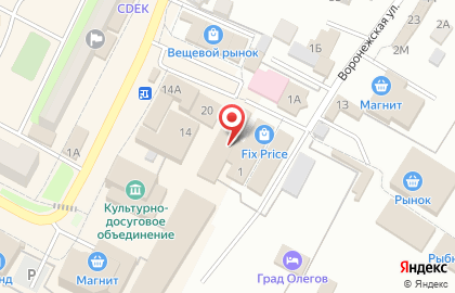 Fix Price в Тамбове на карте