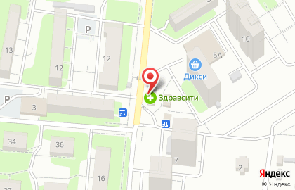 Продуктовый магазин на ул. Аэропортовская, 3 на карте