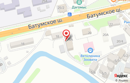 Дом сервис Лазаревское, ООО на Батумском шоссе на карте