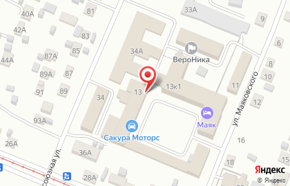 Компания по производству жалюзи и натяжных потолков Лайт Хаус на карте
