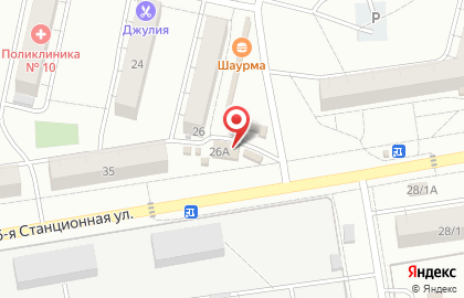 Магазин пива БИРхаус в Ленинском районе на карте