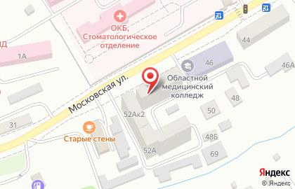 Медицинская лабораторная диагностика на Московской улице на карте