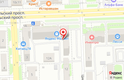 Екатерина на Комсомольском проспекте на карте