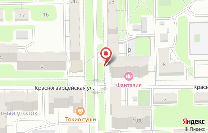 Всемирная служба доставки UPS на улице Парижской Коммуны на карте