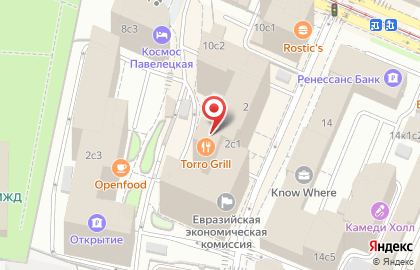 TORRO GRILL на Павелецкой на карте