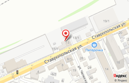 Автосервис на ​Ставропольской улице на карте