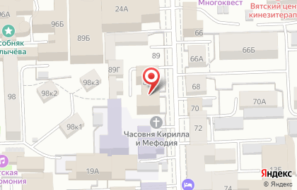 Психологический центр Зеркало на Казанской улице на карте