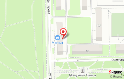 Сеть супермаркетов Магнит на улице Дегтярёва на карте