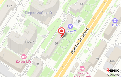 Магазин женской одежды Гота в Центральном районе на карте