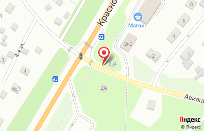 Фаэтон на Авиационной улице на карте