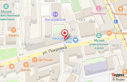 Секс-шоп Точка Любви на улице Покровка на карте
