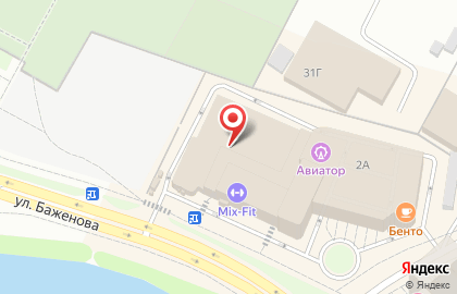 Банкомат СберБанк на улице Баженова, 2а в Жуковском на карте