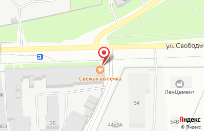 Киоск по продаже хлебобулочных изделий Хлебная душа в Московском районе на карте